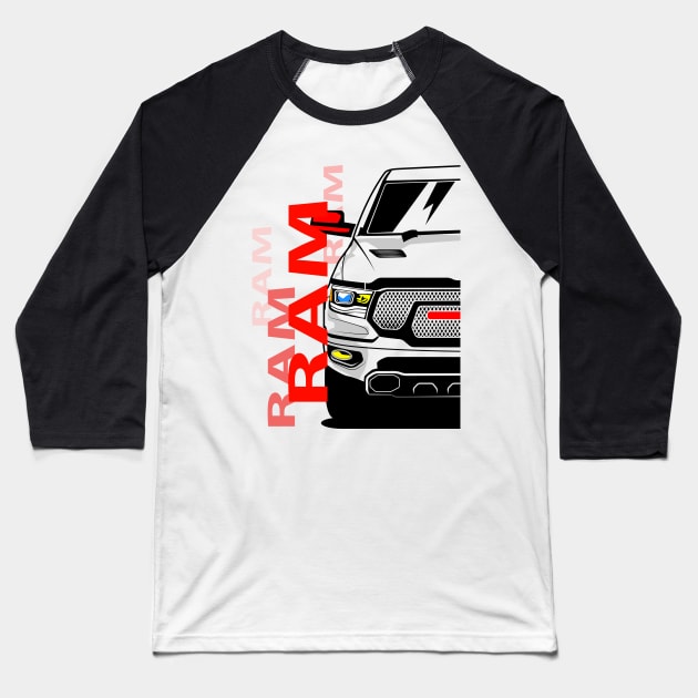 Dodge RAM 1500 2020 Baseball T-Shirt by gaplexio